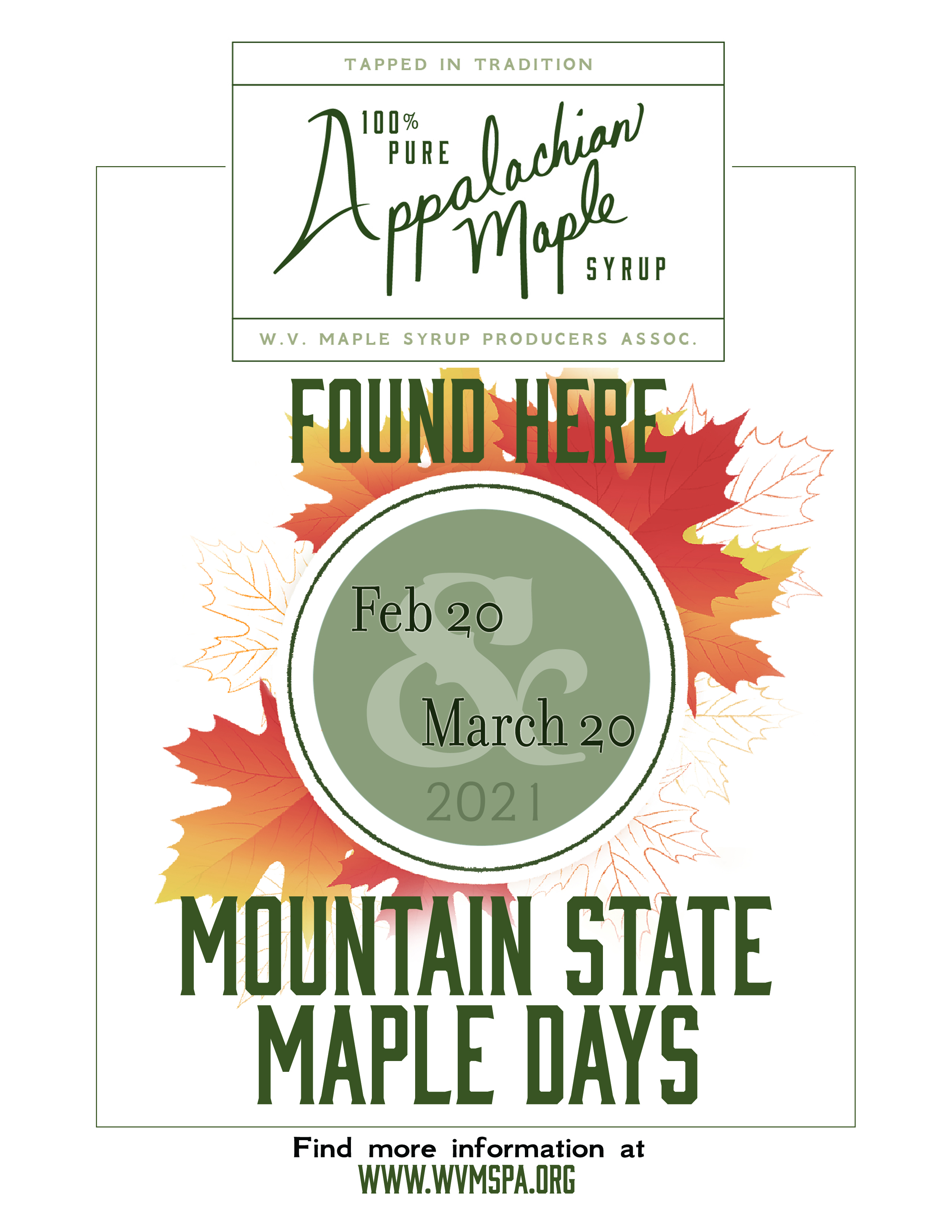 Maple Days Signup Complete West Virginia Maple Syrup Producers